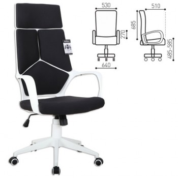 Кресло офисное BRABIX Prime EX-515 (черная ткань) в Озеро-Карачах - ozero-karachi.mebel54.com | фото