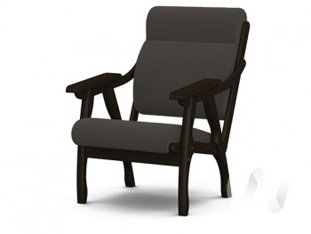 Кресло Вега-10 (венге лак/ULTRA GRAFIT) в Озеро-Карачах - ozero-karachi.mebel54.com | фото