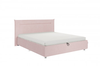 Кровать 1,6 Альба (Нежно-розовый велюр/под-мех) в Озеро-Карачах - ozero-karachi.mebel54.com | фото