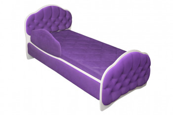 Кровать 170 Гармония 32 Фиолетовый (мягкий бортик) в Озеро-Карачах - ozero-karachi.mebel54.com | фото